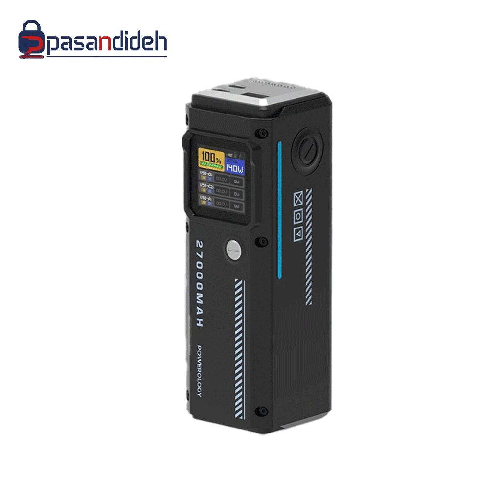 پاور بانک ۶۵ وات پاورولوژی 27000mah مدل Powerology PPBCHA83
