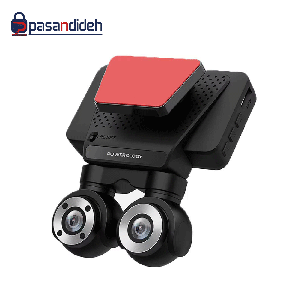 دوربین ثبت وقایع پاورولوژی  Powerelogy DUAL LENS DASH CAMERA