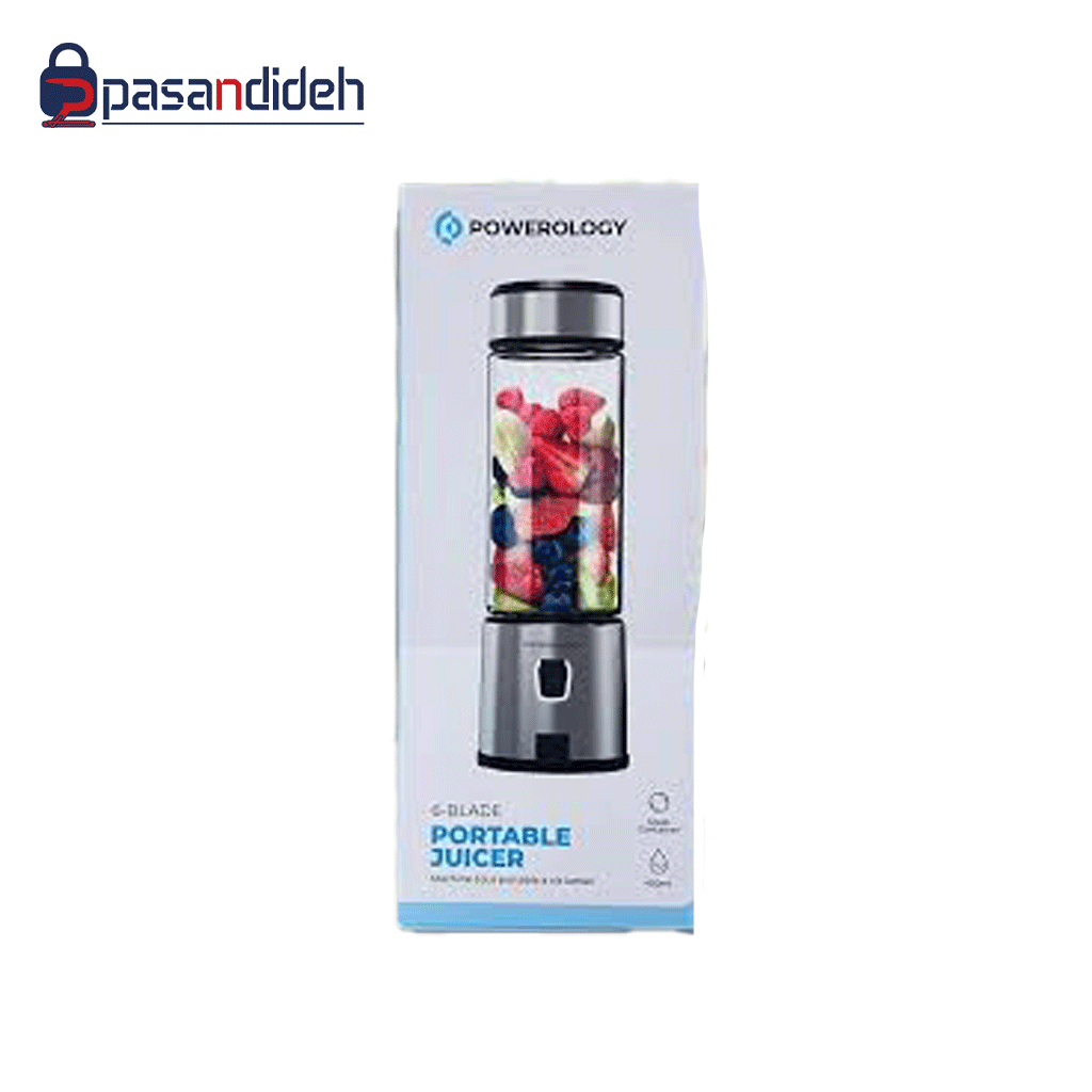 میکسر قابل حمل پاورولوژی مدل Powerology P6BPJBK PORTABLE JUICER