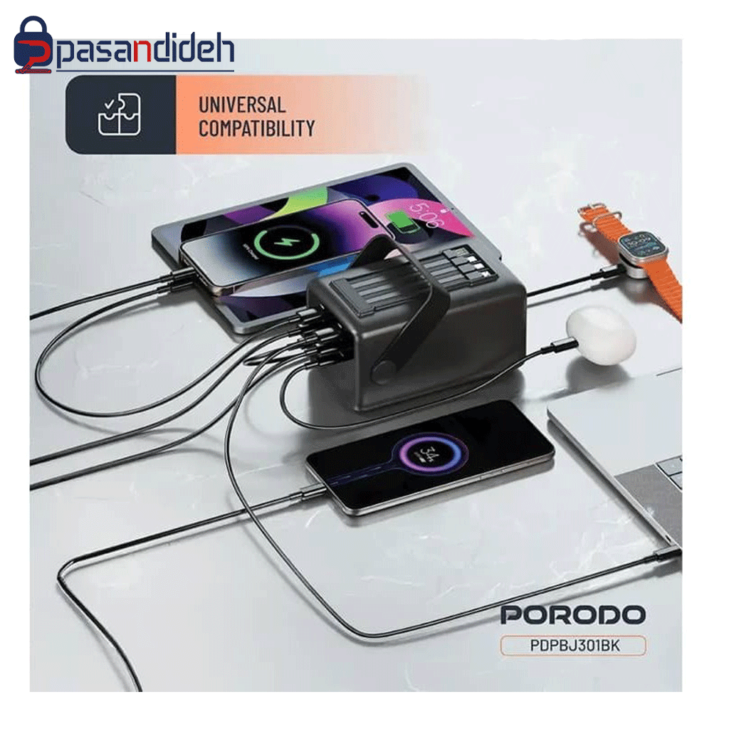 پاوربانک 80000mah پرودو مدل Porodo LARA