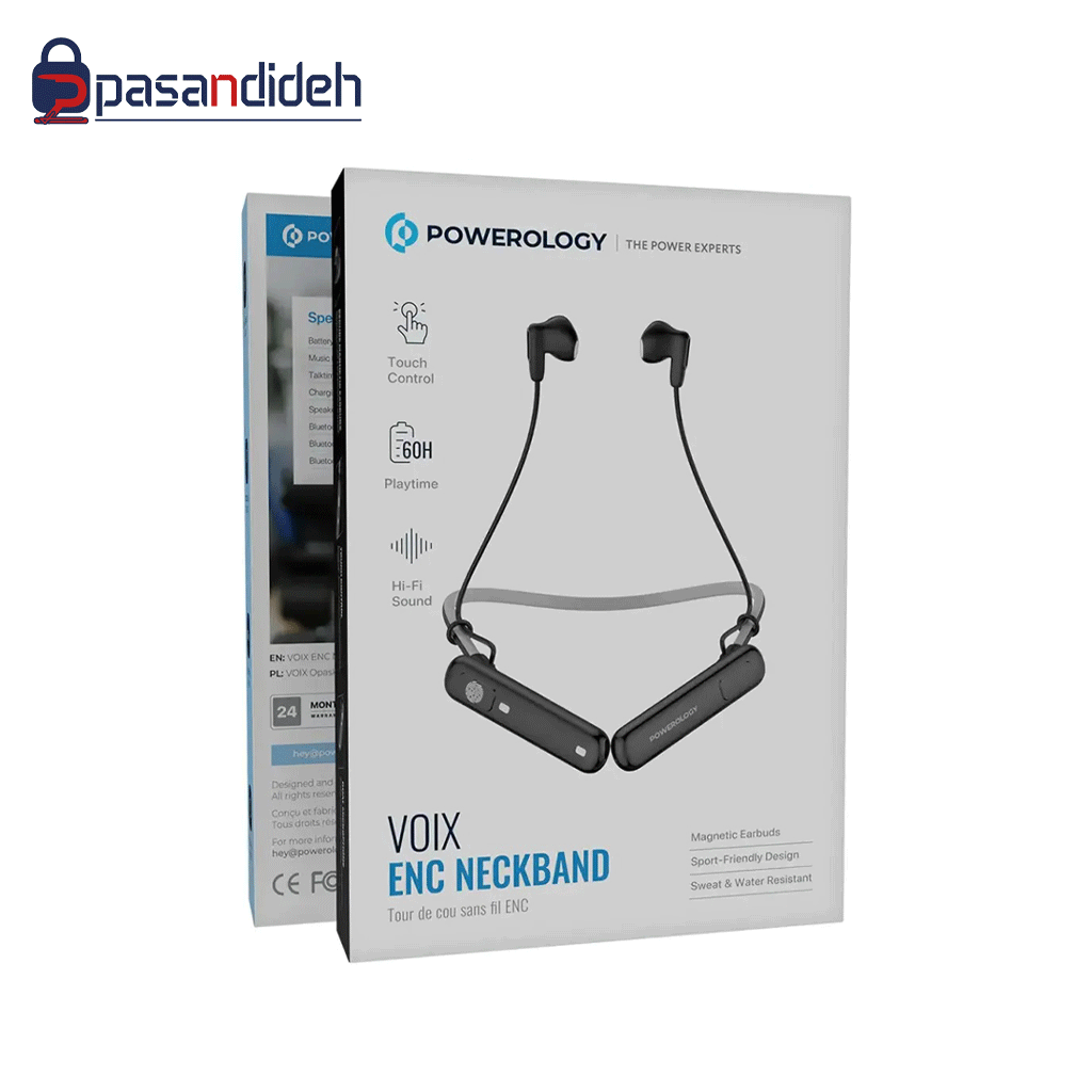 هندزفری گردنی پاورولوژی powerology Voix ENC PWA23WNKB