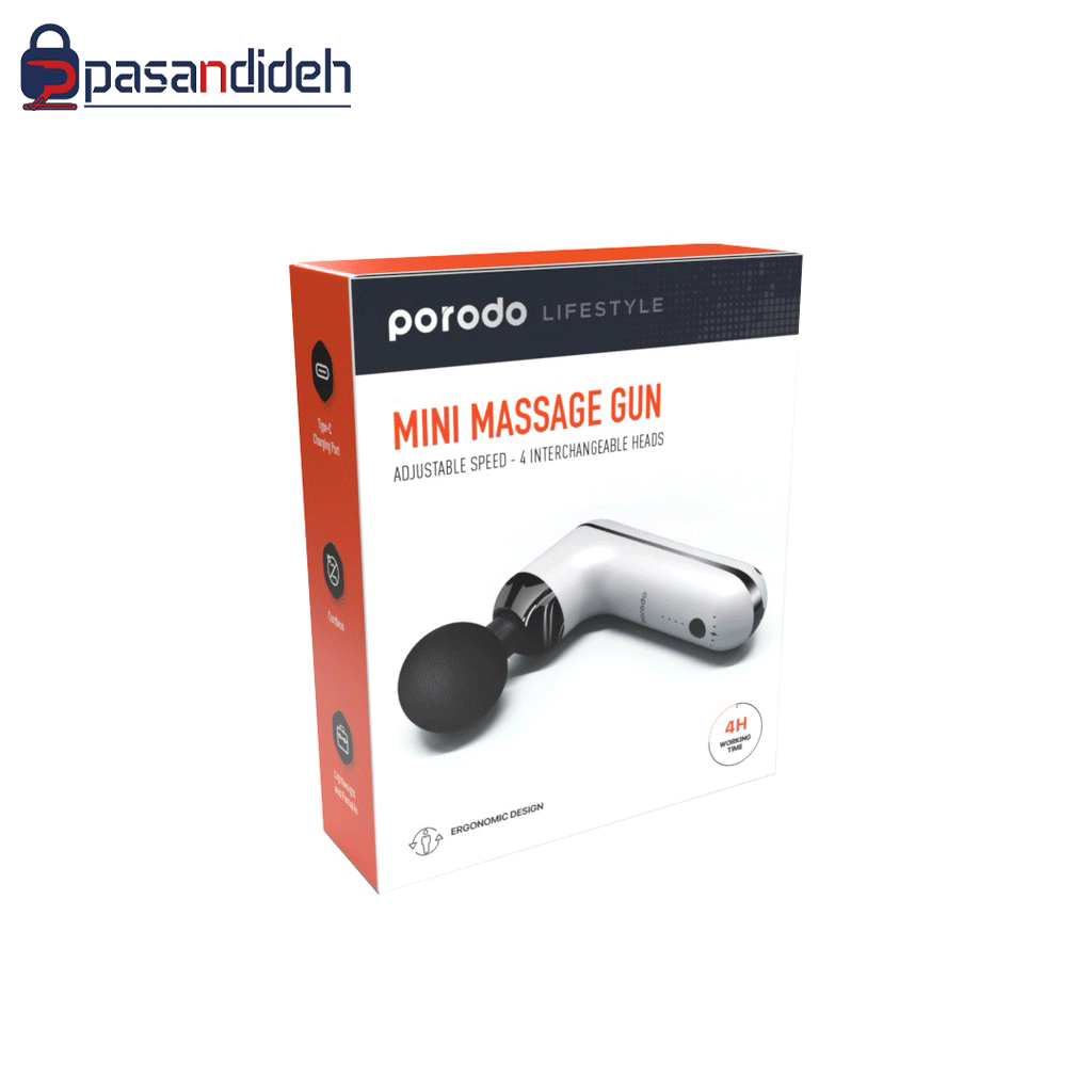 دستگاه ماساژور تفنگی پرودو مدل MINI MASSAGE GUN PD-LSVSMG - تصویر 2