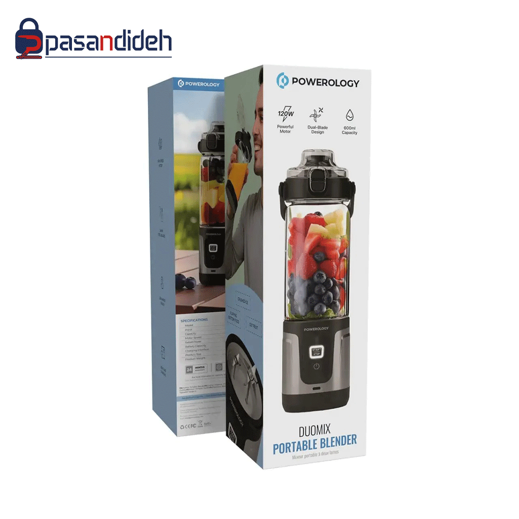 میکسر قابل حمل پاورولوژی مدل DUOMIX PWPB27 - تصویر 2