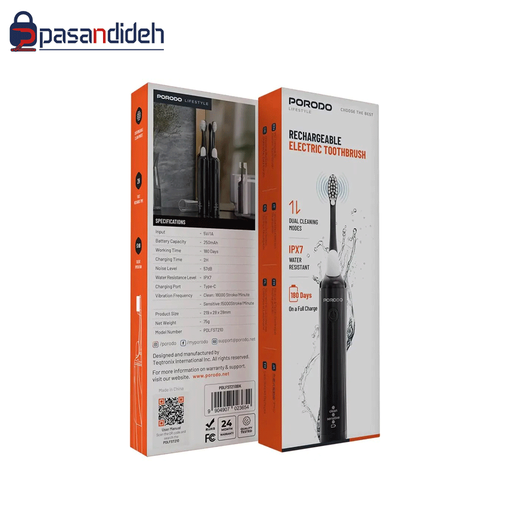 مسواک برقی شارژی پرودو مدل Porodo LFS210
