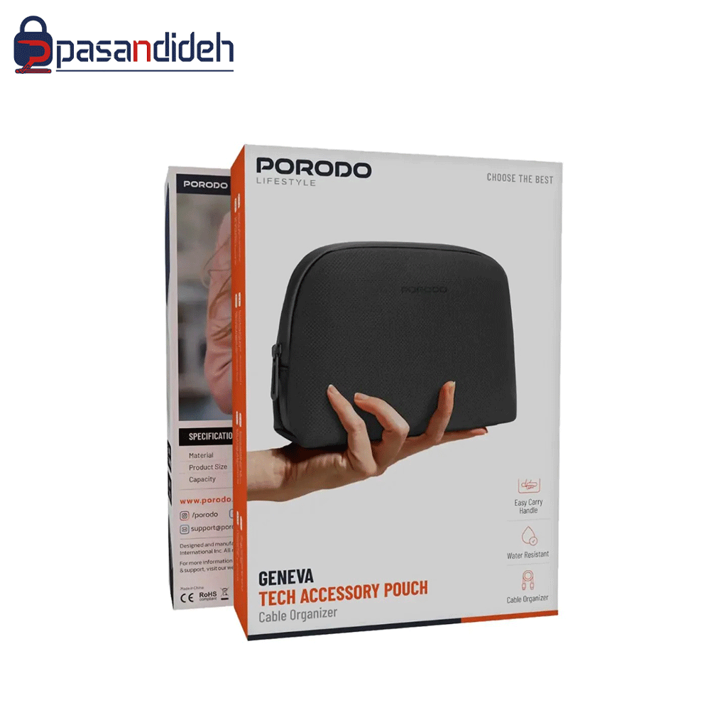 کیف دستی پرودو Porodo Geneva Tech Accessory Pouch - تصویر 2