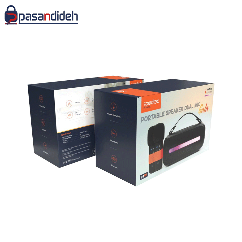 اسپیکر کارائوکه پرودو PorodoPD-ST14WSM