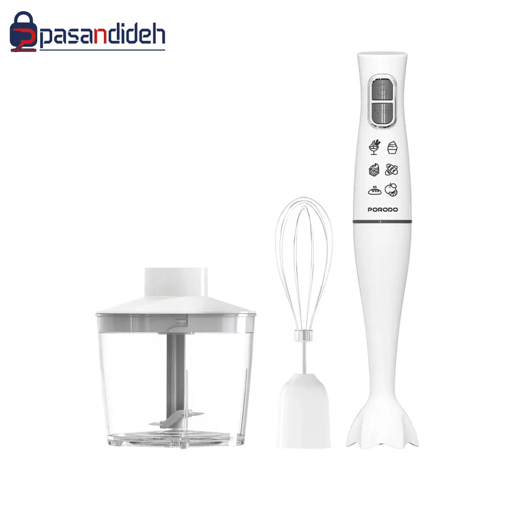 گوشتکوب برقی چند کاره و همزن غذاساز پرودو مدل PORODO FOOD CHOPPER LFS117