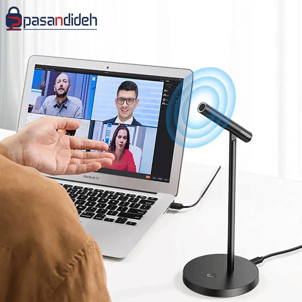 میکروفون رومیزی قابل چرخش پرودو PORODO DESKTOP Mic - تصویر 2