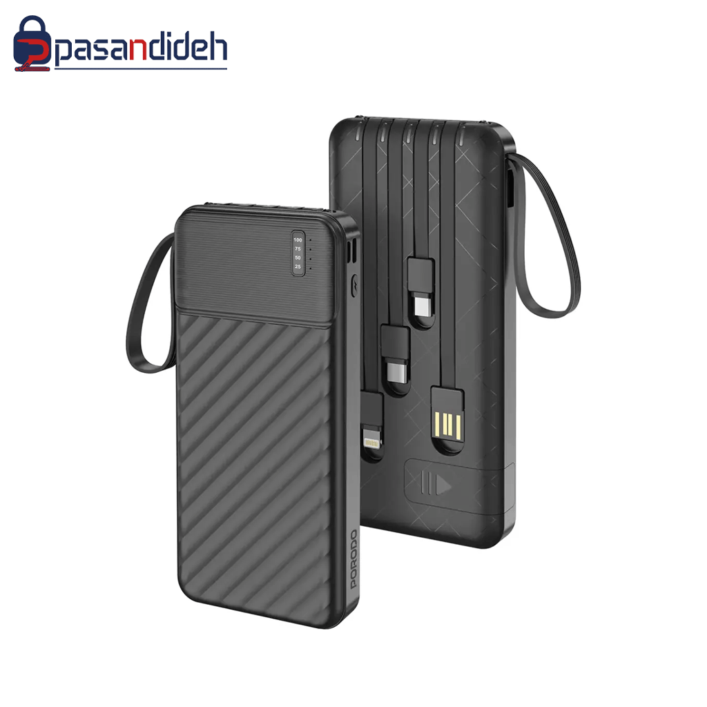 پاوربانک 10000mah پرودو مدل Porodo PIANO - تصویر 1