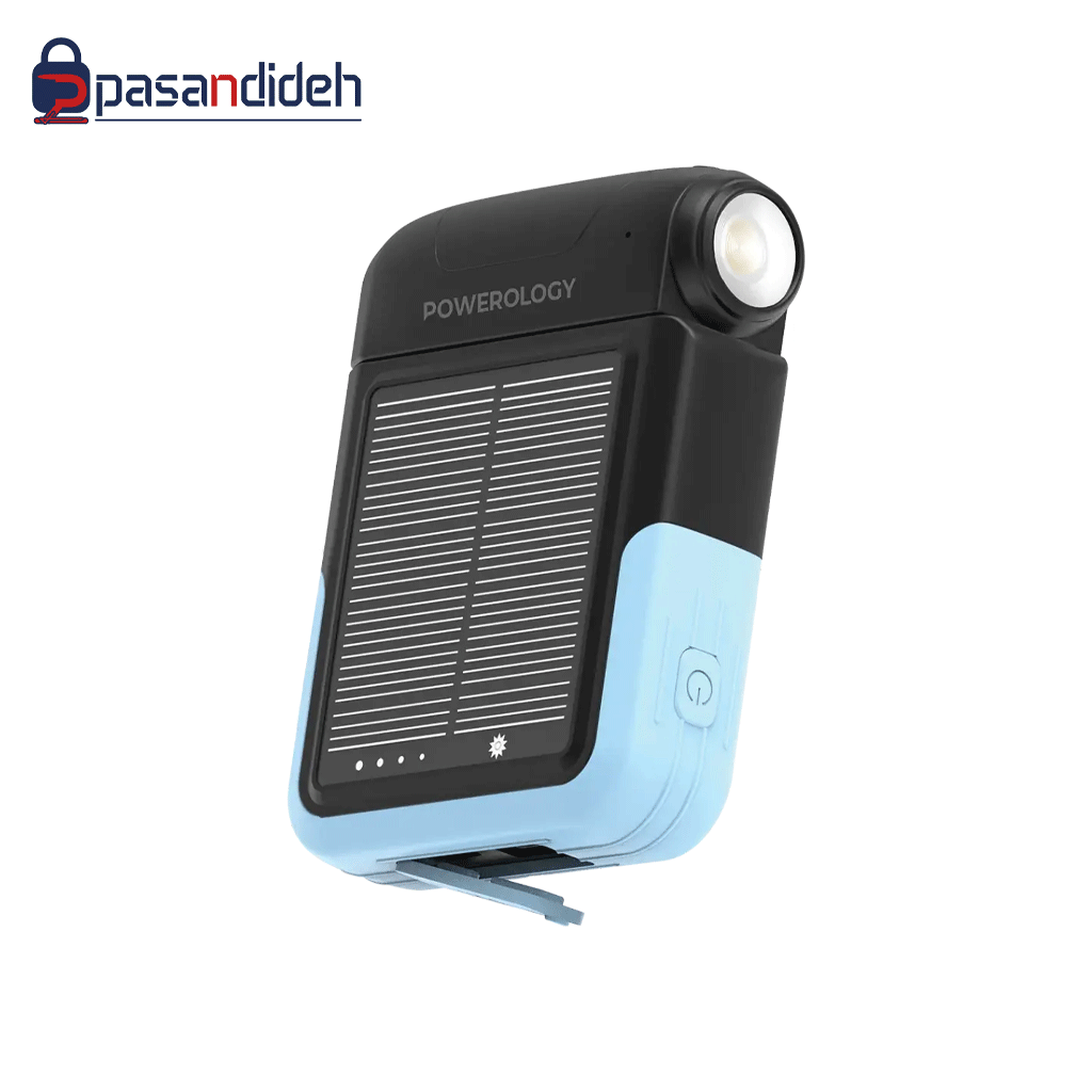 پاوربانک خورشیدی پاورولوژی 10000mah مدل Powerology SANTE PD20w - تصویر 1