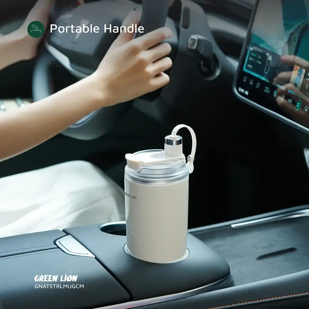 ماگ همزن خودکار گرین لاین مدل Magnetic ظرفیت ۳۵۰ میلیلیترGreen lion