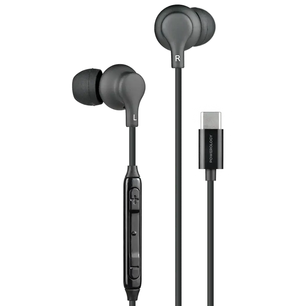 هندزفری سیمی تایپ سی پاورولوژی Powerology Type-C In-Ear - تصویر 1