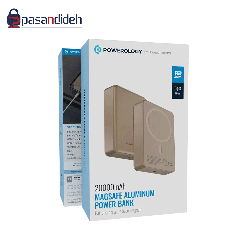 پاوربانک مگ سیف پاورولوژی 20000 mah مدل PPBCHA33 - تصویر 3