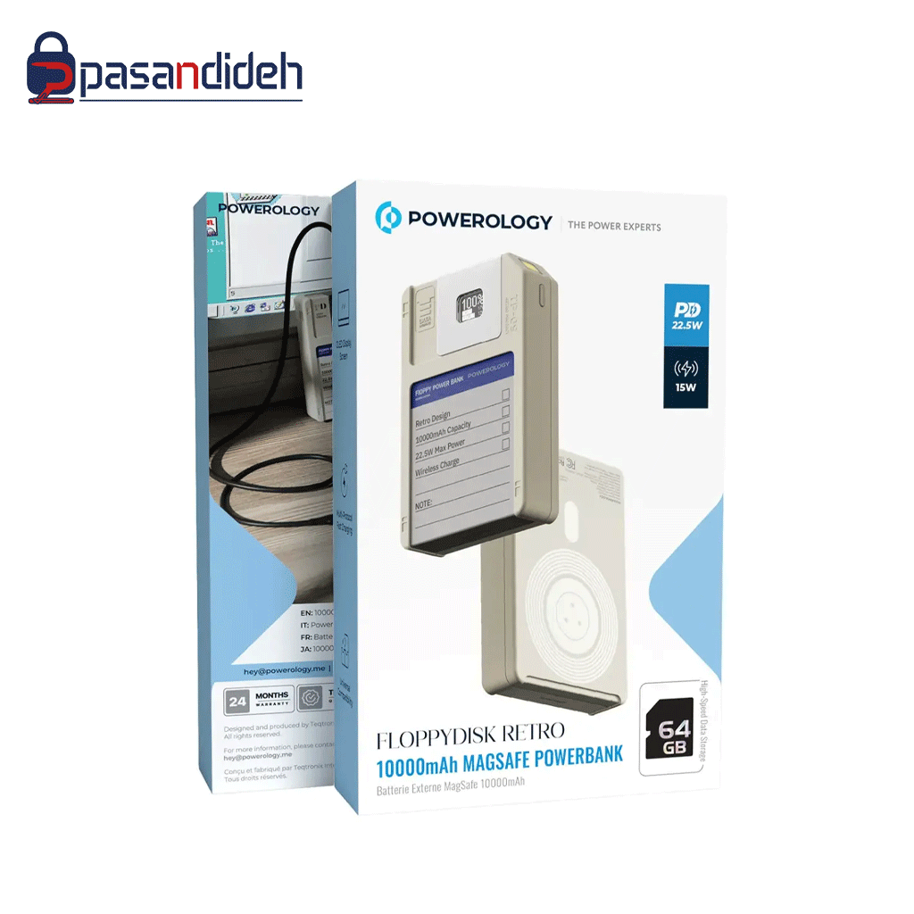 پاوربانک 10000mah پاورولوژی مدل Powerology PPBCHA97 - تصویر 2