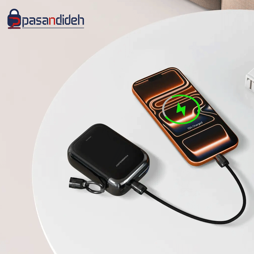 پاوربانک 20000mah پاورولوژی مدل Powerology Bahamas PPBCHA104BK - تصویر 2