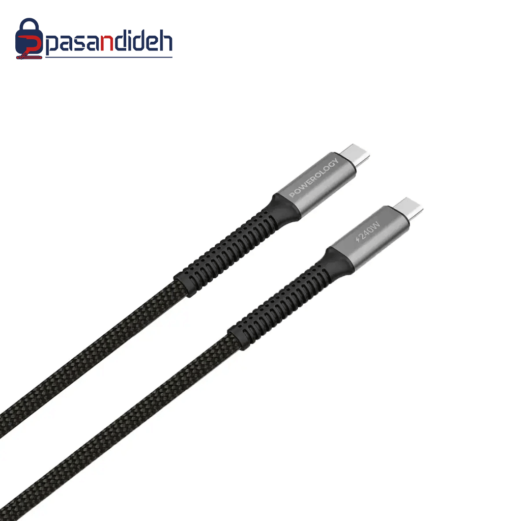 کابل شارژ پاورولوژی Powerology PCAB033BK USB4 - تصویر 3