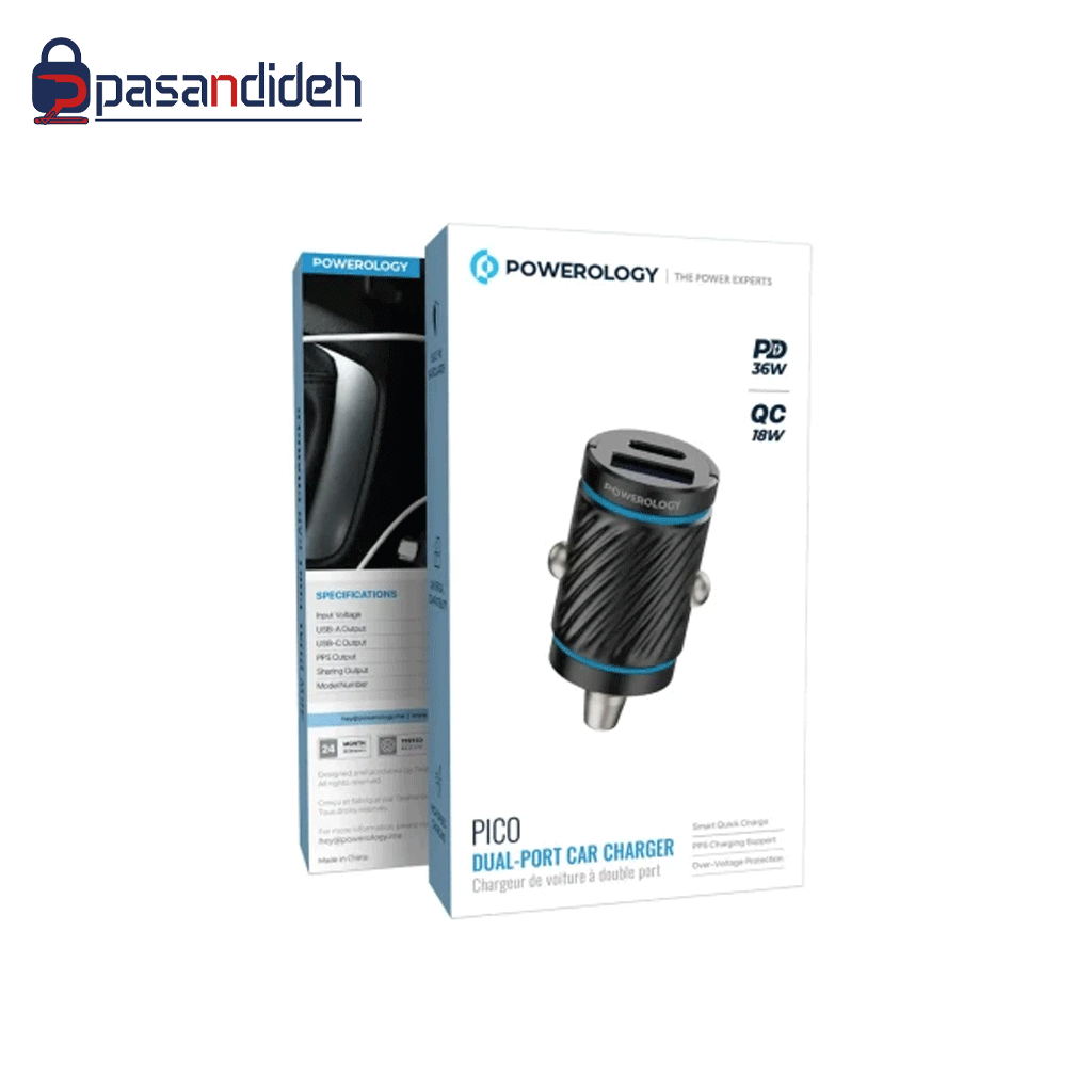 شارژر فندکی پاورولوژی مدل Powerology Pico PCCSR023BK - تصویر 4