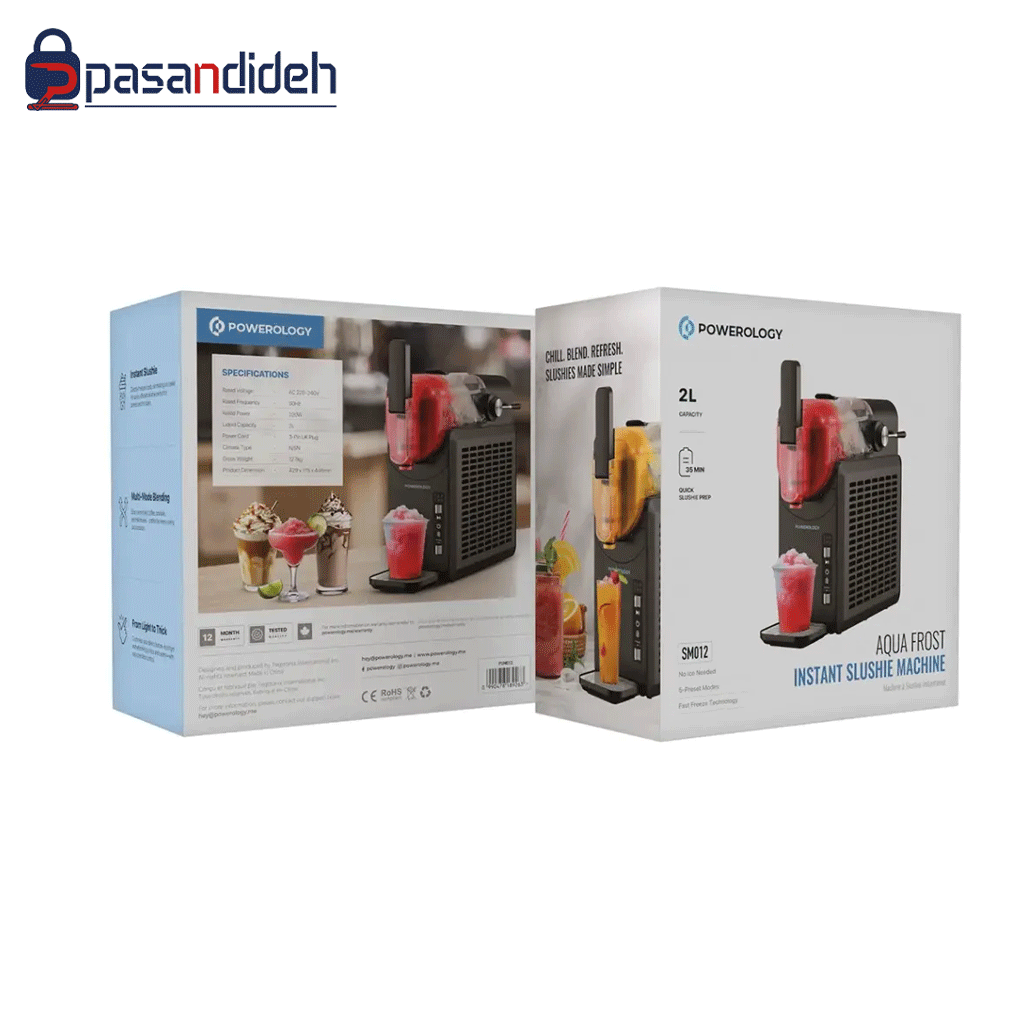 دستگاه یخ در بهشت پاورولوژی Powerology Aqua Frost Instant Slushie Machine PSM012