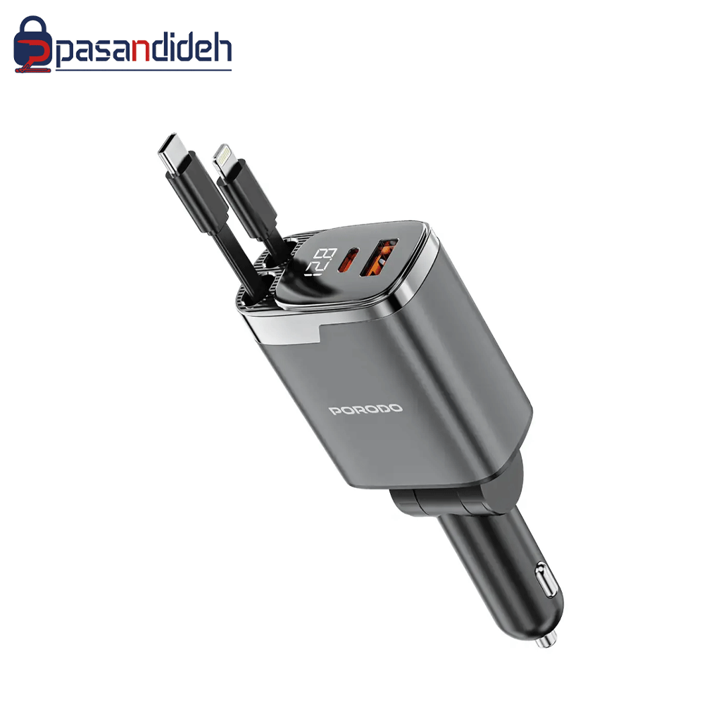 شارژر فندکی پرودو مدل Porodo PDC46PGY
