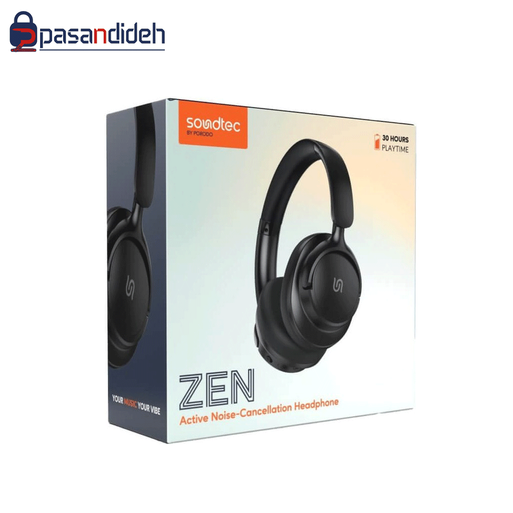 هدفون بلوتوثی پرودو مدل PORODO SOUNDTECH ZEN HYBRID ANC - تصویر 3