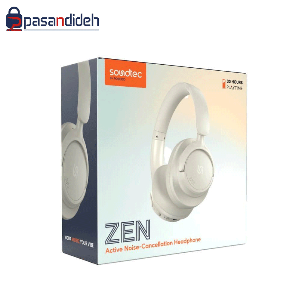هدفون بلوتوثی پرودو مدل PORODO SOUNDTECH ZEN HYBRID ANC - تصویر 4