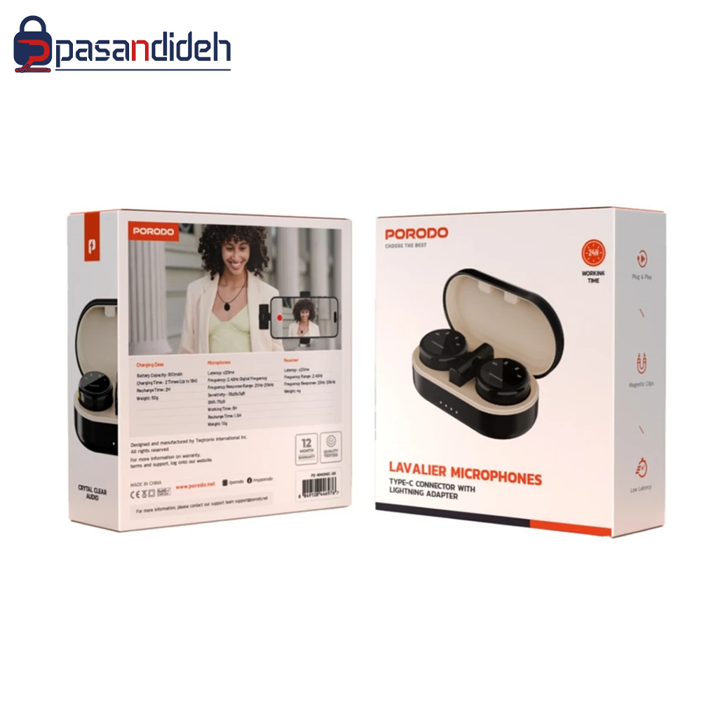 میکروفون بی سیم پرودوPorodo PDWMDMICBK