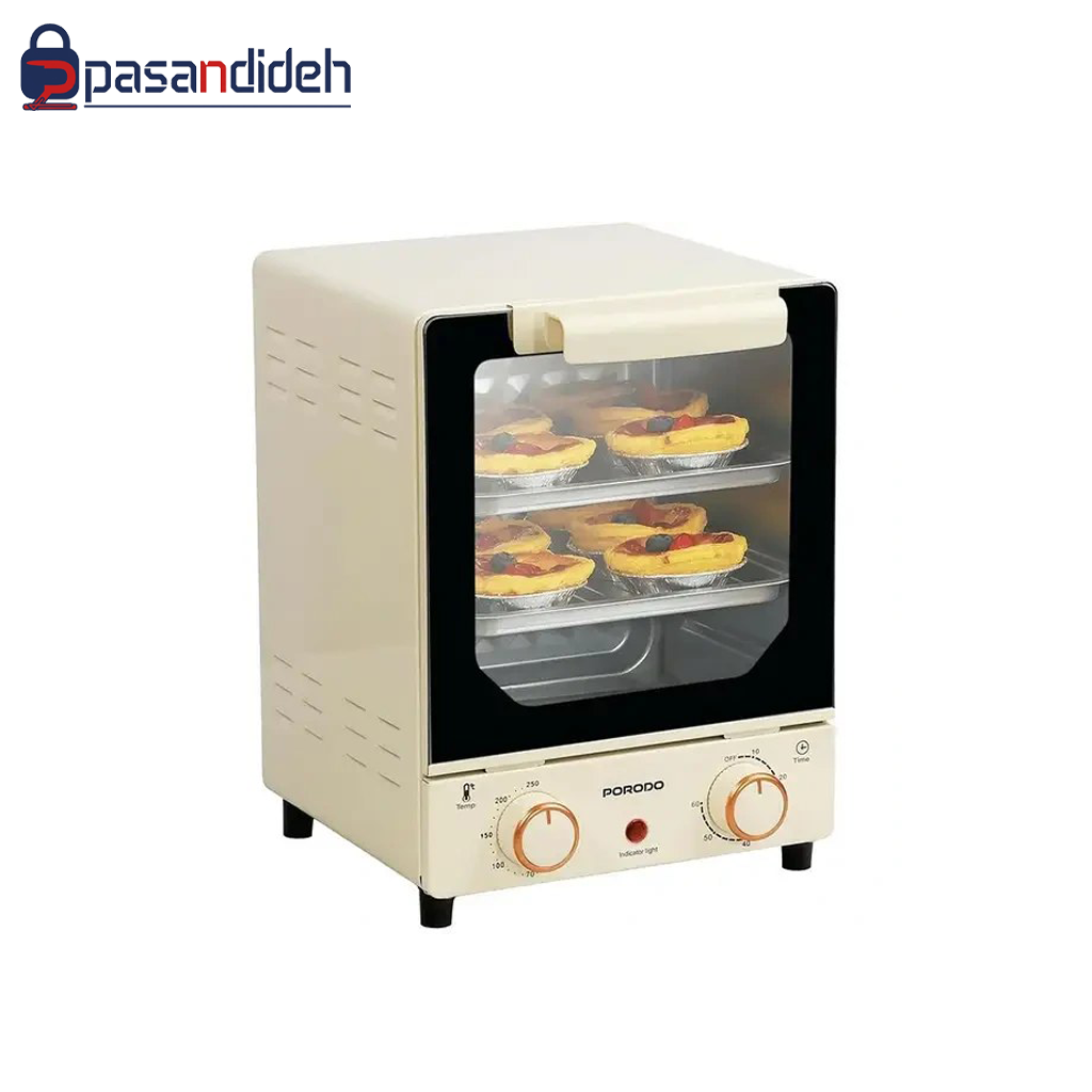 مینی فر برقی پرودو مدل Porodo VERTICAL DESIGN PDMOKB15FWH