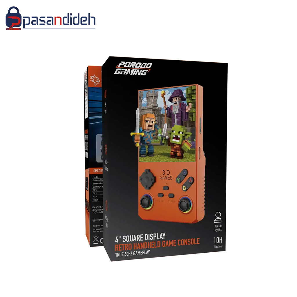 کنسول بازی پرودو مدلPorodo RETRO HANDHELD PDXV40 - تصویر 2