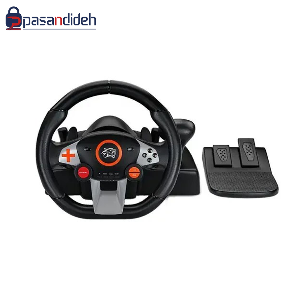 فرمان بازی 7 کاره پرودو Porodo Gaming Steering Wheel 7in1