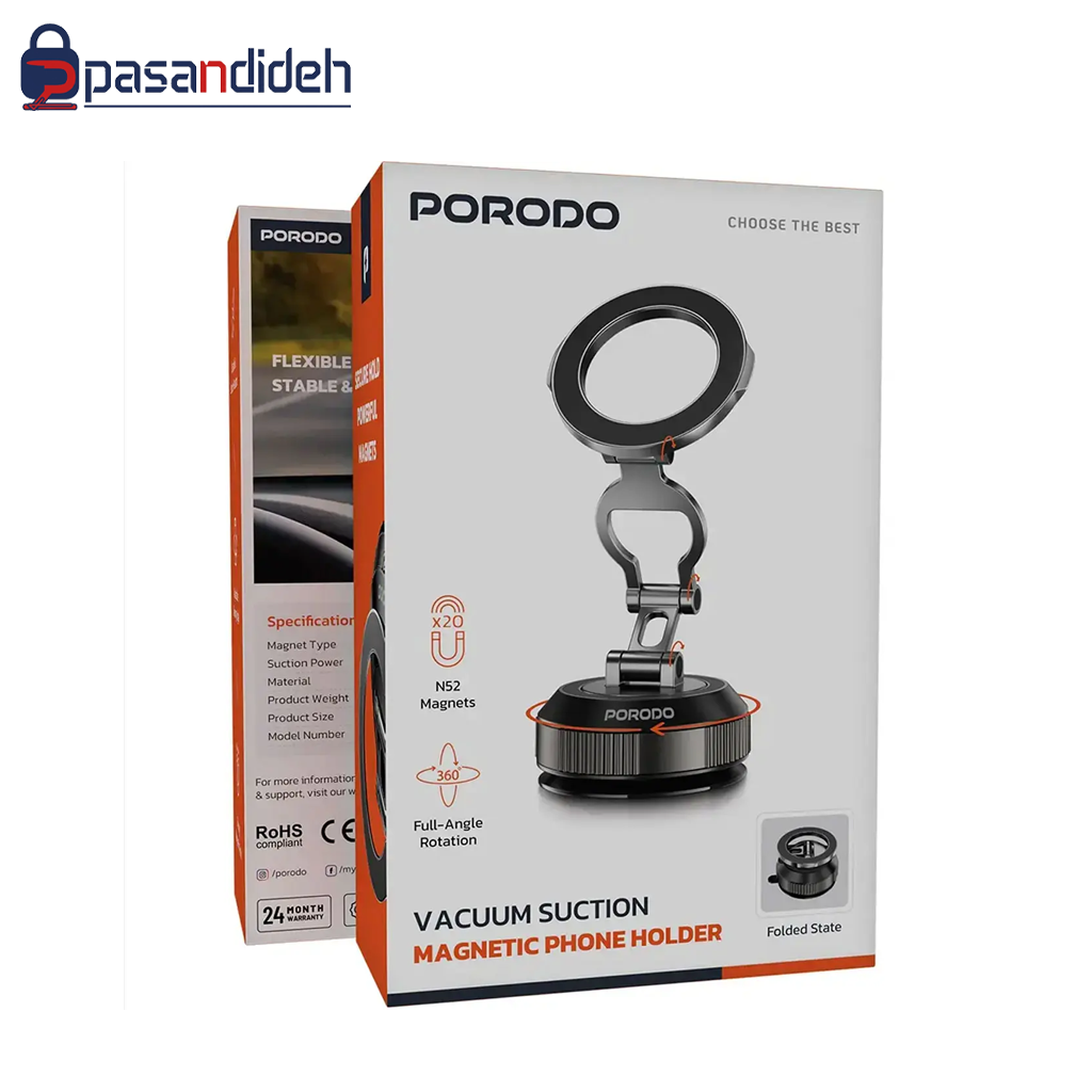 هولدر موبایل مغناطیسی پرودو مدل Porodo PDMSMPHBK