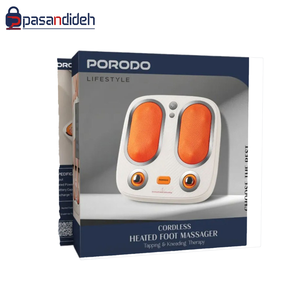 ماساژور شارژی و قابل حمل حرارتی پا پرودو مدل Porodo Cordless Heated Foot Massager