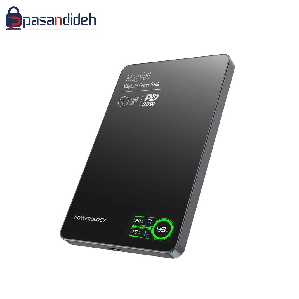 پاوربانک 10000 پاورولوژی Powerology MagVolt 10000mAh - تصویر 3