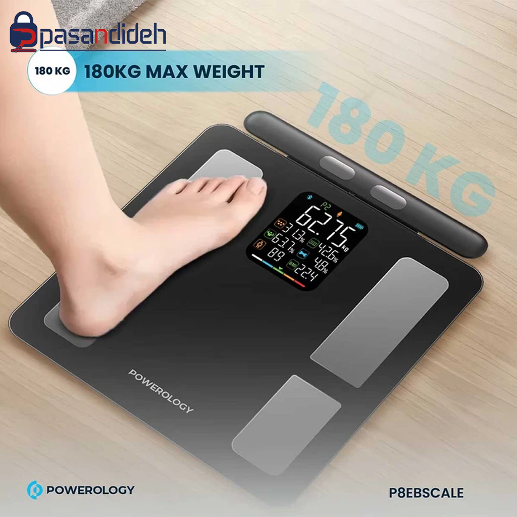 ترازو هوشمند پاورولوژی مدل Powerology P8EBSCALE - تصویر 3