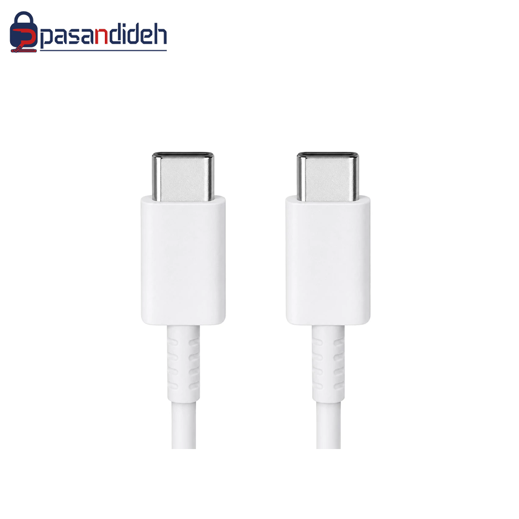 کابل سرکارتنی USB-C به USB-C سامسونگ مدل SAMSUNG GENUINE CABLE