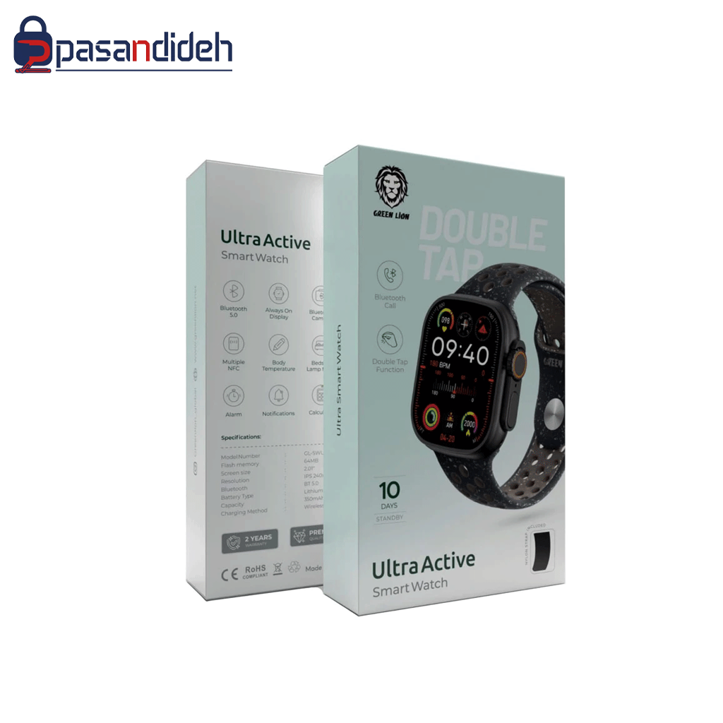 ساعت هوشمند گرین لاین مدل Green lion ULTRA ACTIVE - تصویر 2