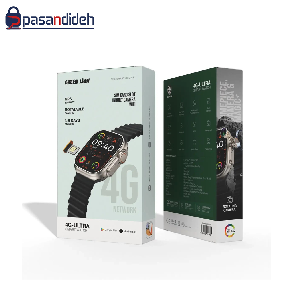 ساعت هوشمند گرین لاین مدل Green lion 4G ULTRA - تصویر 3