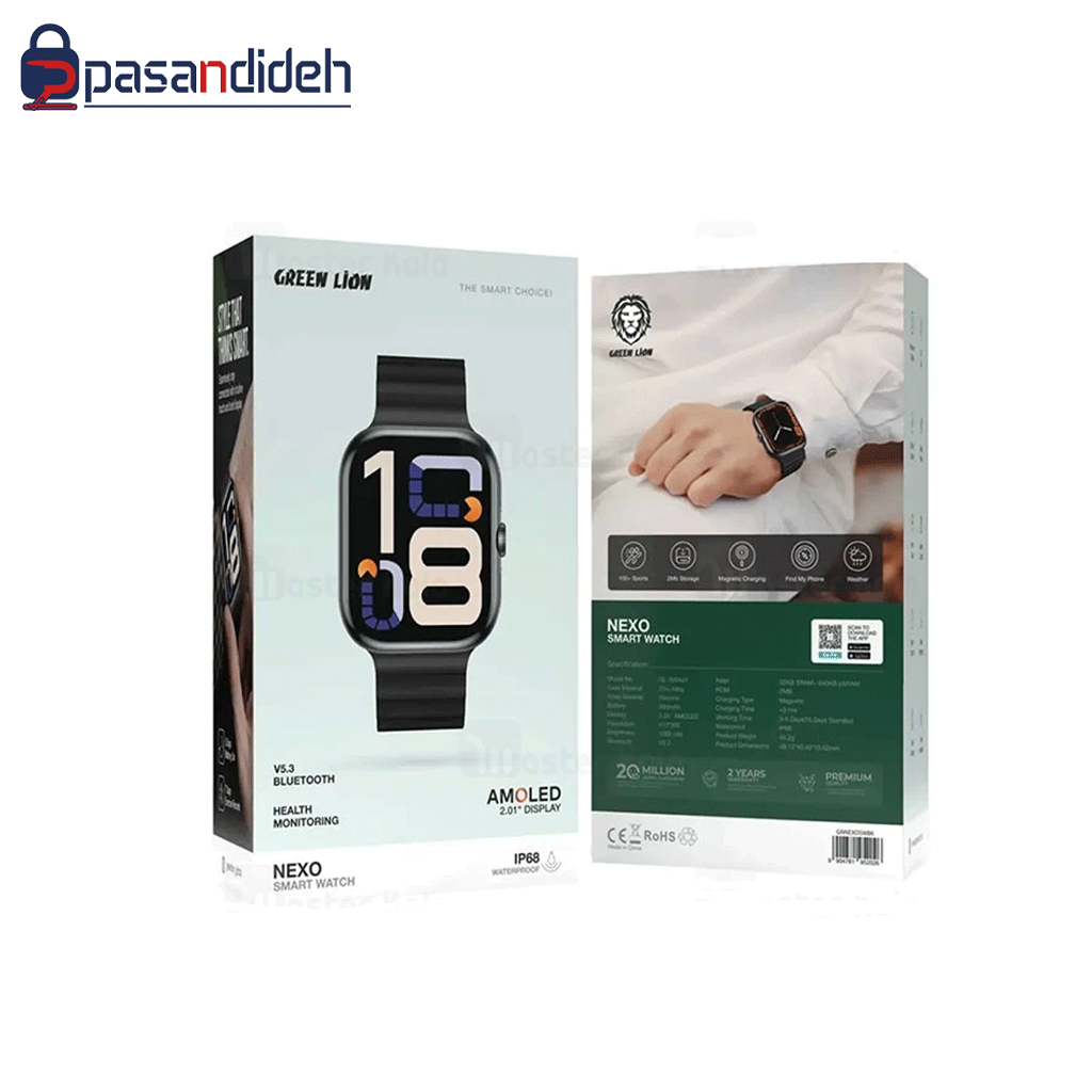 ساعت هوشمند گرین لاین مدل Green lion NEXO - تصویر 2