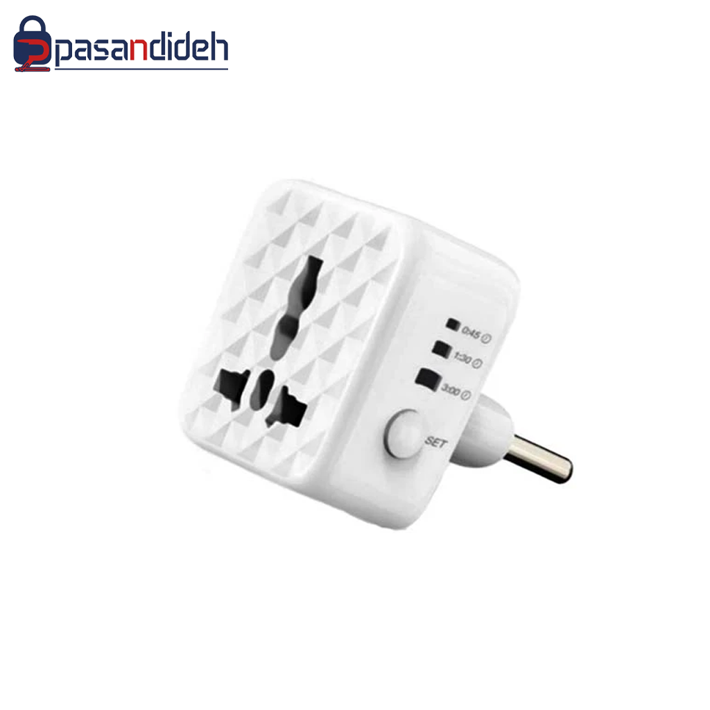 تبدیل سه به دو تایمدار گرین لاین مدل Green lion UNIVERSAL CONVECSION PLUG - تصویر 1