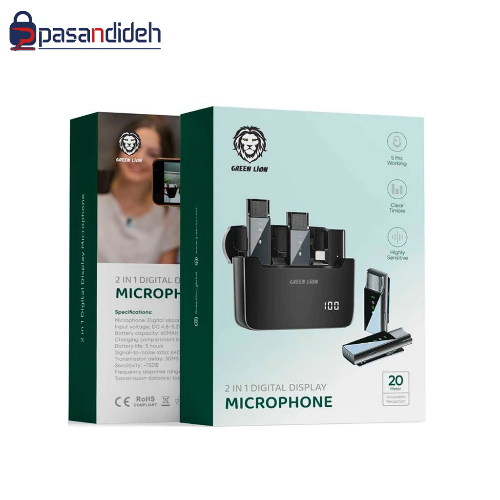 میکروفون یقه ای گرین لاین مدل Green lion ADAPTIVE 4 IN 1 - تصویر 2