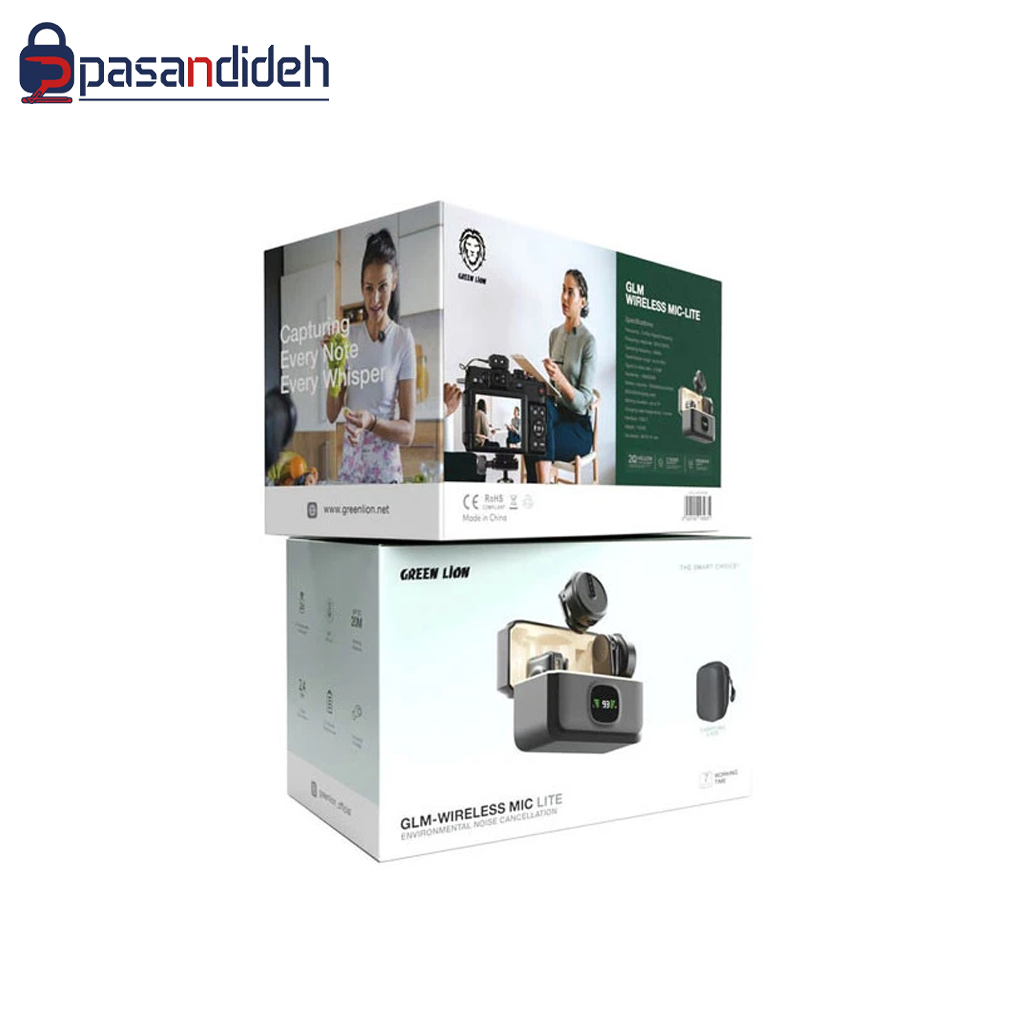 میکروفون یقه ای گرین لاین مدل Green lion GLM LITE WIRELESS - تصویر 2