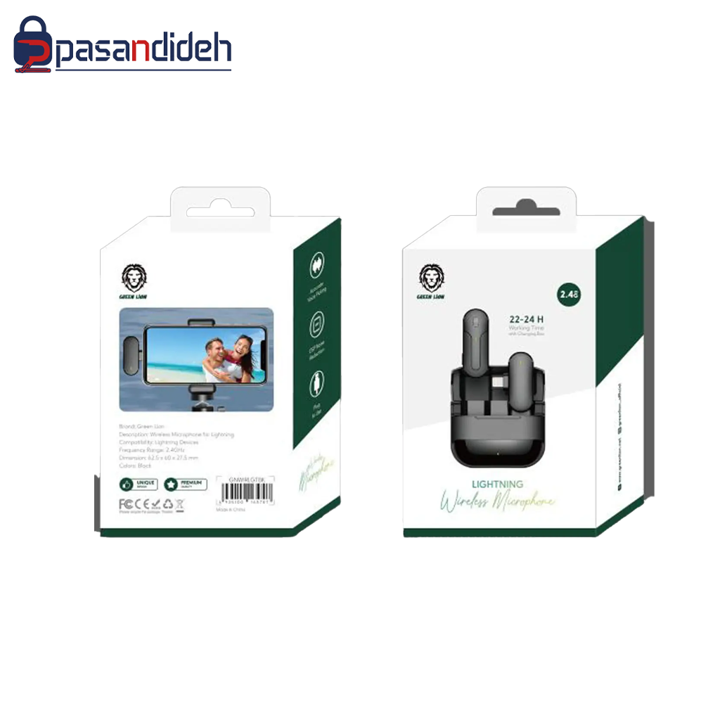 میکروفون یقه ای گرین لاین مدل Green lion 24H/i - تصویر 2