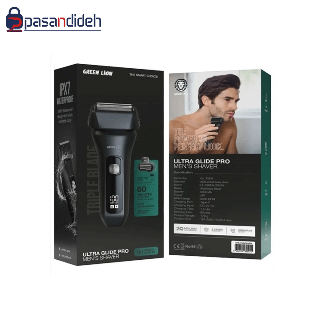 ماشین اصلاح گرین لاین مدل Green lion ULTRA GLIDE PRO - تصویر 2