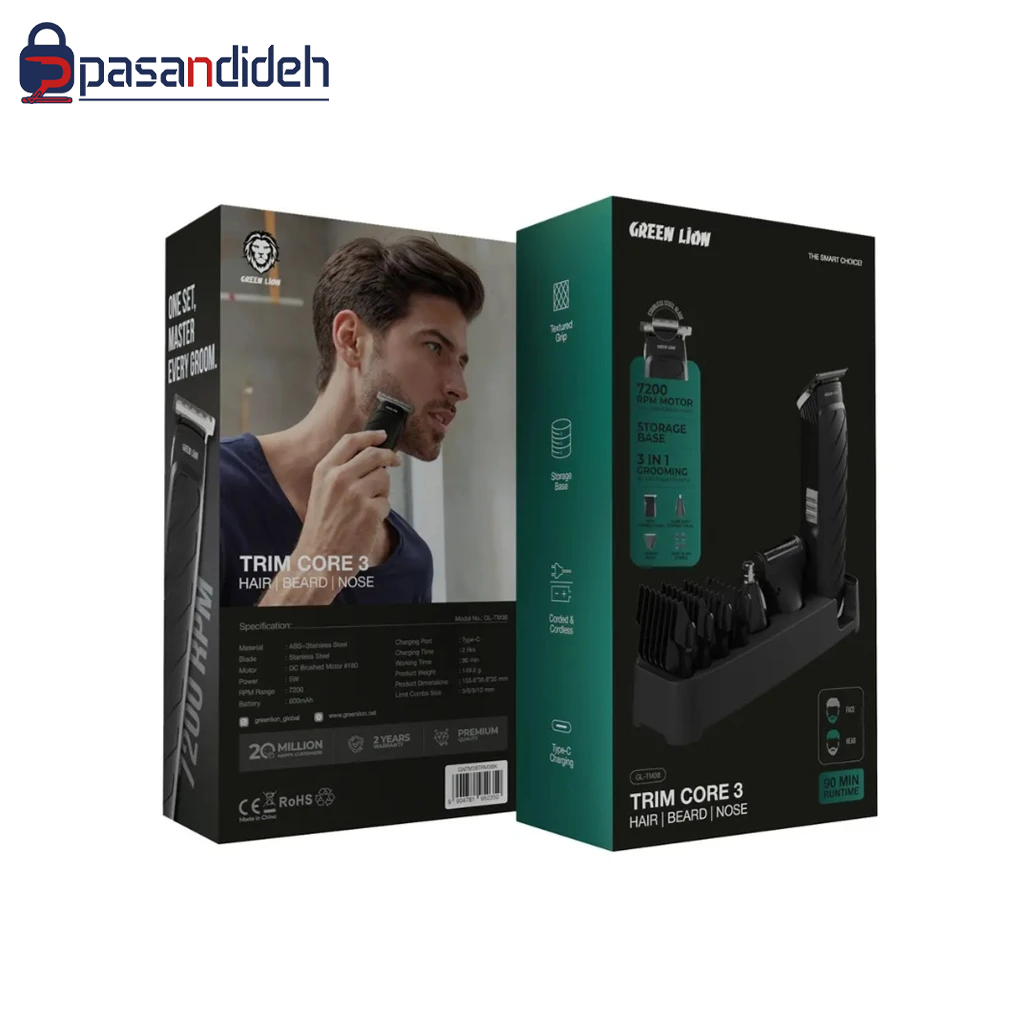 ماشین اصلاح گرین لاین مدل Green lion TRIM CORE3 - تصویر 1